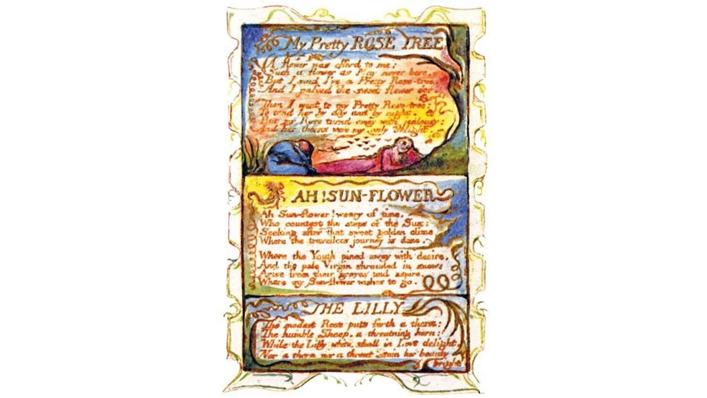 Written copy of My Pretty Rose Tree with illustration of a woman lying beneath Written copy of My Pretty Rose Tree with illustration of a woman lying beneath